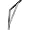 Ekena Millwork Traditional Steel Bracket, Stainless Steel 2"W x 20"D x 20"H BKTM02X20X20TRSS - alternate 1